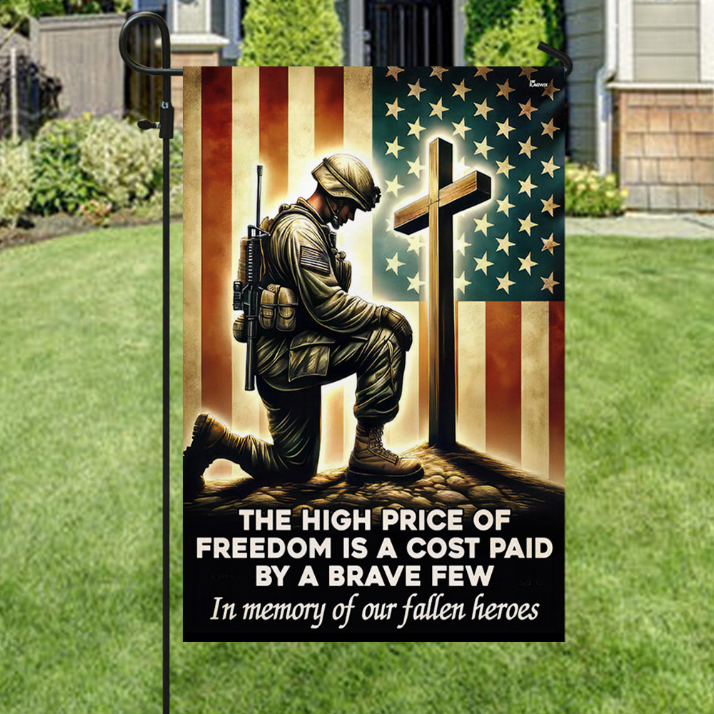 US Veteran In Memory Of Our Fallen Heroes Flag 4Th Of July Merch Patriotic Decor