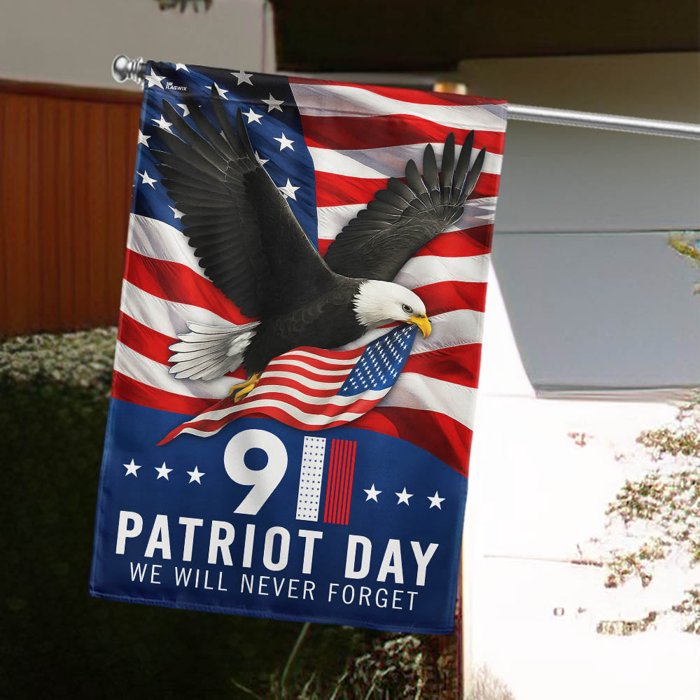 US Veteran 911 Flag Changes The Heart Never Forget  Flag Memorial Day Merch Outdoor Decor
