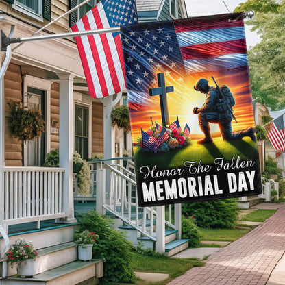 US Veteran Honor The Fallen Memorial Day Flag USA Flag Veterans Day Decor Patriotic Gifts