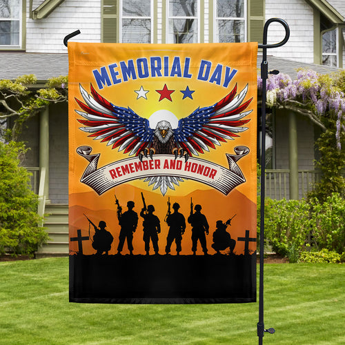 US Veterans Eagle Flag Remember And Honor Memorial Day Decor Gift Ideas For Men