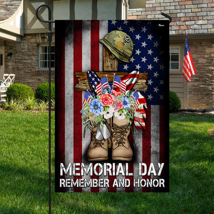 US Military Retro Memorial Day Remember And Honor Flag July 4 Merch Patriotic Decor