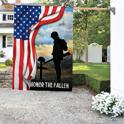 US Veterans Honor The Fallen Flag Independence Day Merch Patriotic Decor