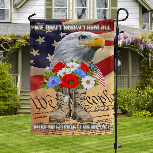 We The People But We Owe Them All Flag US Veteran Memorial Day Flag Gift For Mom
