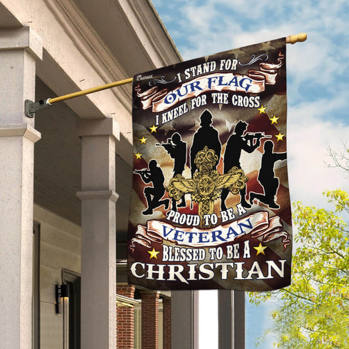 US Veteran I Stand For Our Flag Independence Day Merch Patriotic Decor