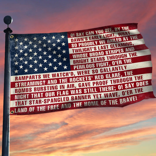 National Anthem Of The United States Flag American Flag The Star Decor Gift For Dad