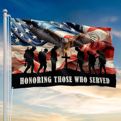 U.S. Veterans Honoring Those Who Served Flag Memorial Day Flag Patriotic Gift Ideas