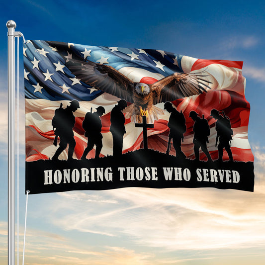 U.S. Veterans Honoring Those Who Served Flag Memorial Day Flag Patriotic Gift Ideas