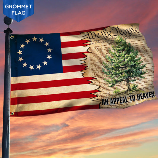 Patriotic We The People 1776 Flag An Appeal To Heaven Flag Decor Gift For Mom