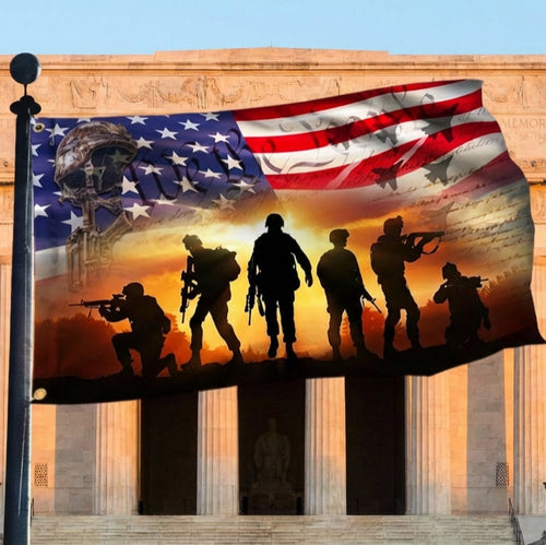 US Veteran All Gave Some Flag Memorial Veteran Day Merch Outdoor Decor
