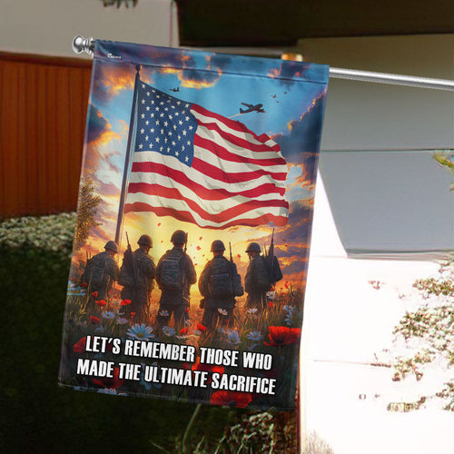 Veterans Day Flag Memorial Day Army Poppy Flowers Flag Patriotic Gifts For Veterans