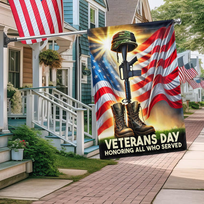 Veterans Day Honoring All Who Served Flag Veteran Boots American Flag Gift For Mom