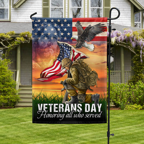 Veterans Day Honoring All Who Served Flag Veteran Soldier American Flag Gift For Husband
