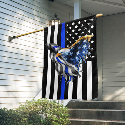 US Veteran The Thin Blue Line Flag America_s 250th Anniversary Merch 4Th Of July Decor