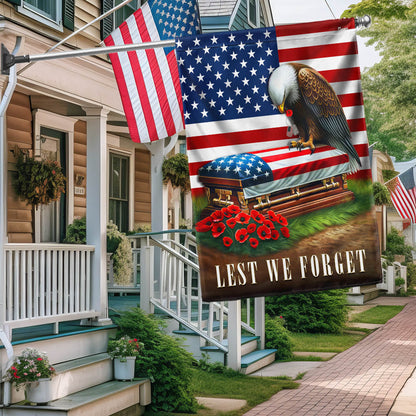 Veterans Day Flag Lest We Forget Memorial Day American Flag Gift For Daughter