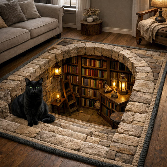 Hidden Library Area Rug GFTOTP17448