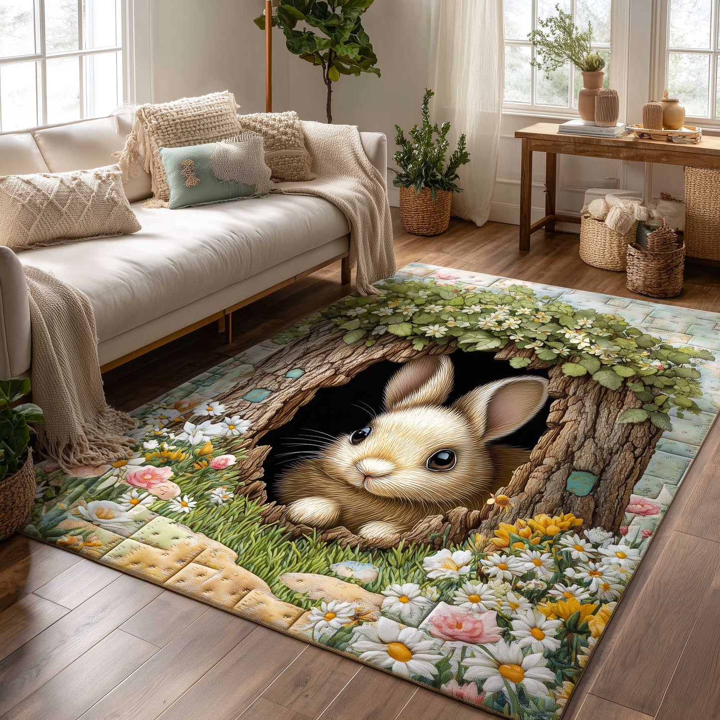Easter Garden Area Rug GFTOMA10158