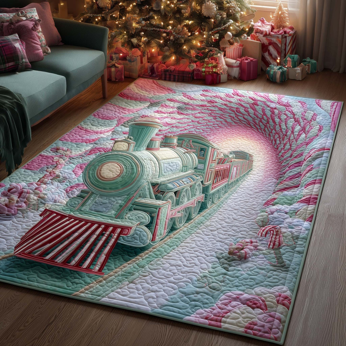 Candy Wonderland Express Area Rug GFTOHD11840