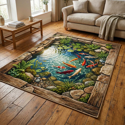 Koi Lagoon Area Rug GFTOQM3642