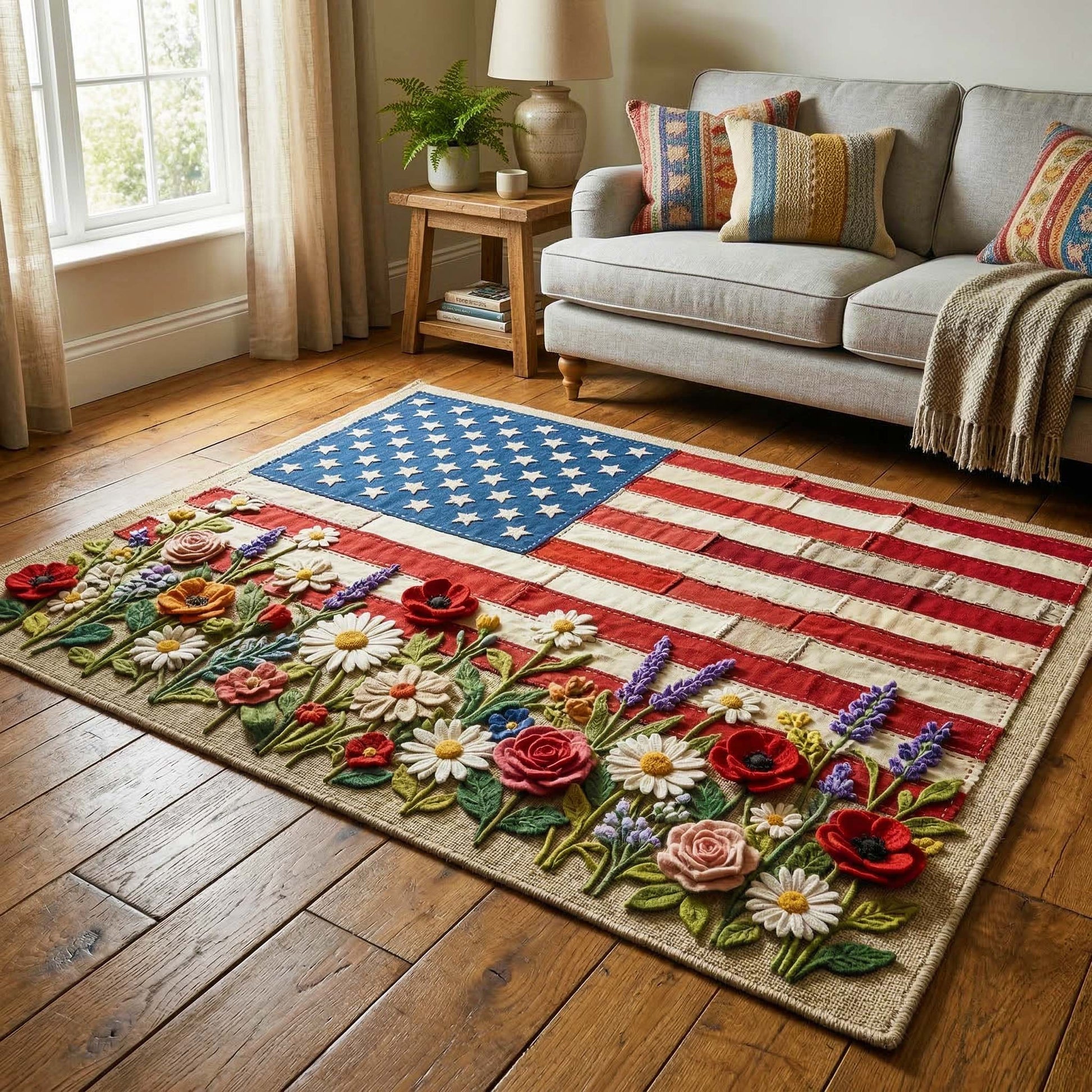 Wildflower Glory Area Rug GFTOQM3679