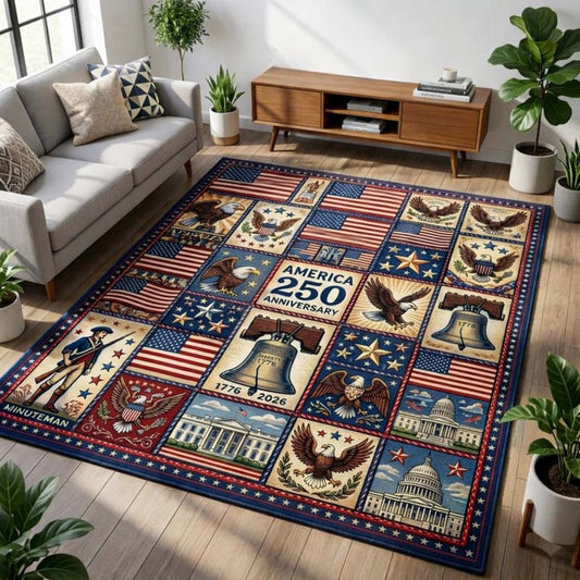 Patriot Mosaic Area Rug GFTOQA2108