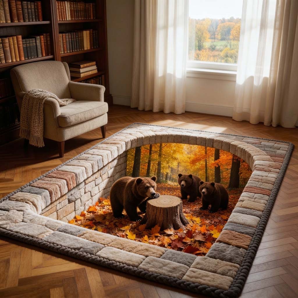 Bear Spirit Area Rug GFTOHD14375