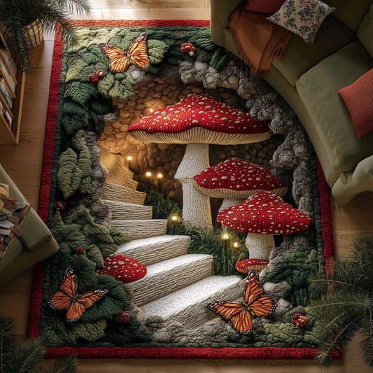 Mushroom Garden Area Rug GFTONT5803
