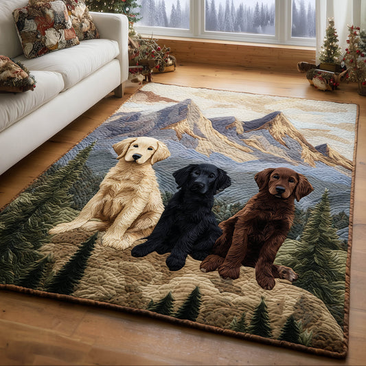 Golden Retriever Gang Area Rug GFTONT5665