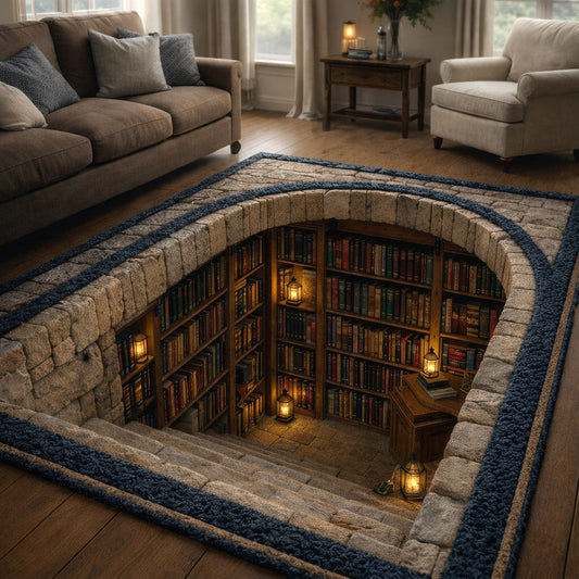 Hidden Library Area Rug GFTOTP17447