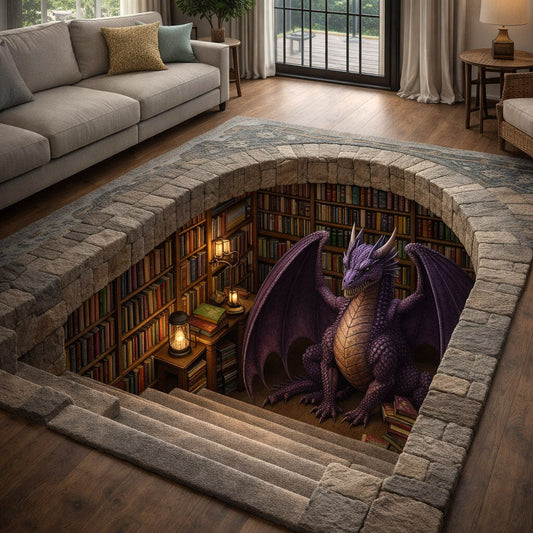 Hidden Library Area Rug GFTOTP17446