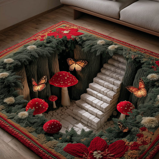 Mushroom Meadow Area Rug GFTONT5802
