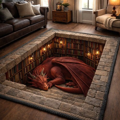 Hidden Library Area Rug GFTOTP17450
