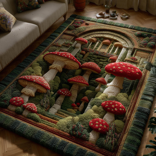 Mushroom Garden Area Rug GFTONT5805