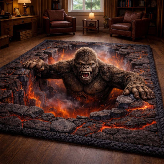 Inferno Rise Bigfoot Area Rug GFTOHD14179