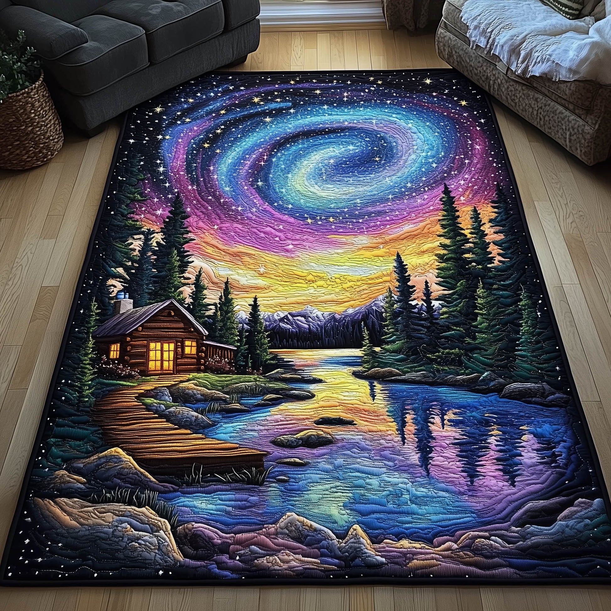 Aurora Borealis Area Rug GFTONT6151