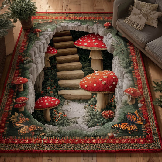 Mushroom Meadow Area Rug GFTONT5800