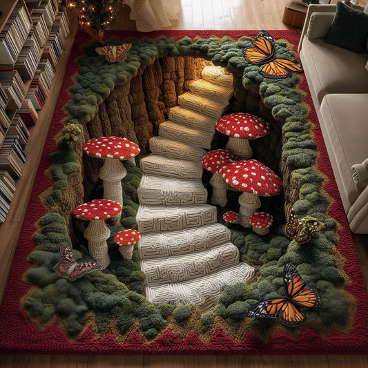 Mushroom Meadow Area Rug GFTONT5801