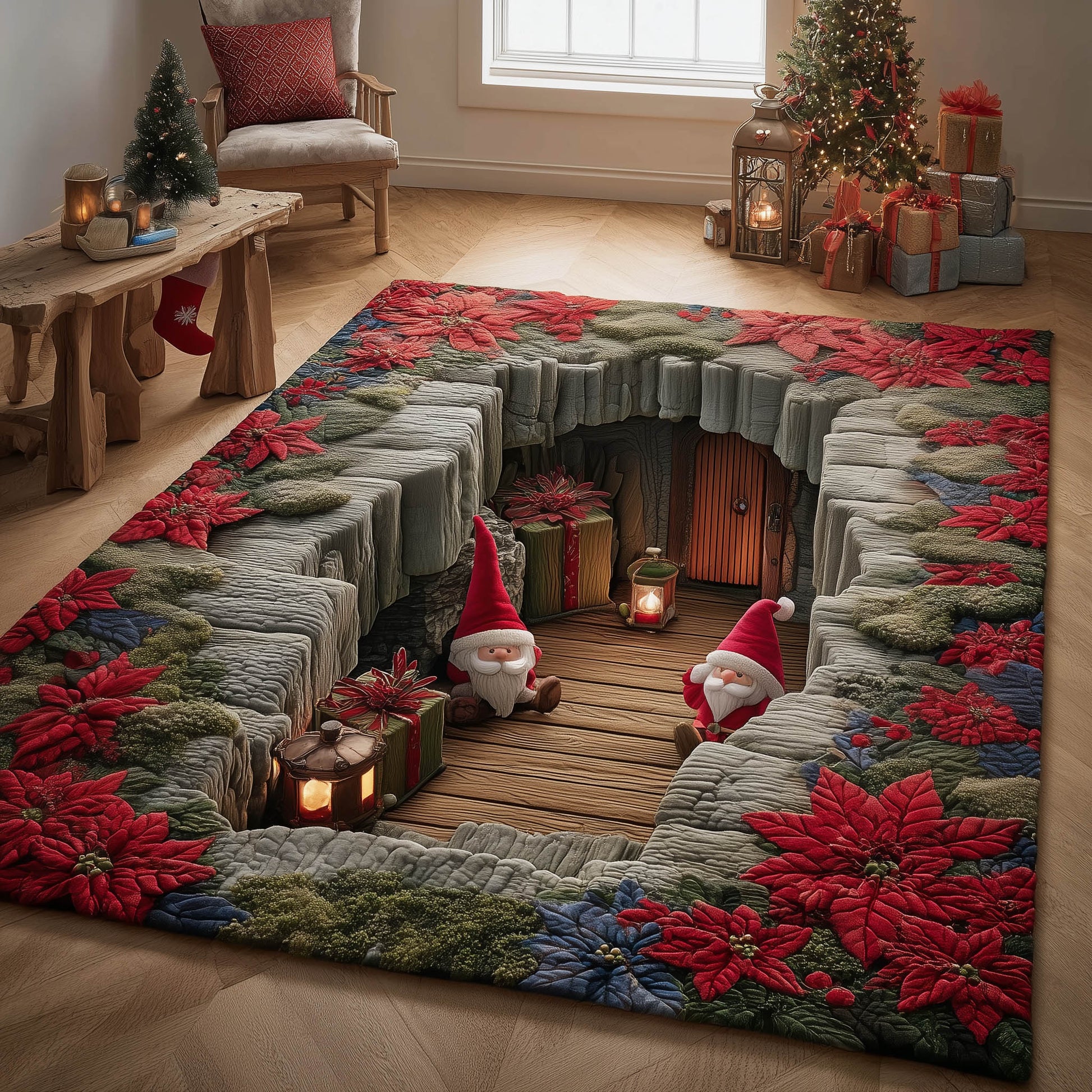 Gnome Secret Chamber Area Rug GFTONT5762