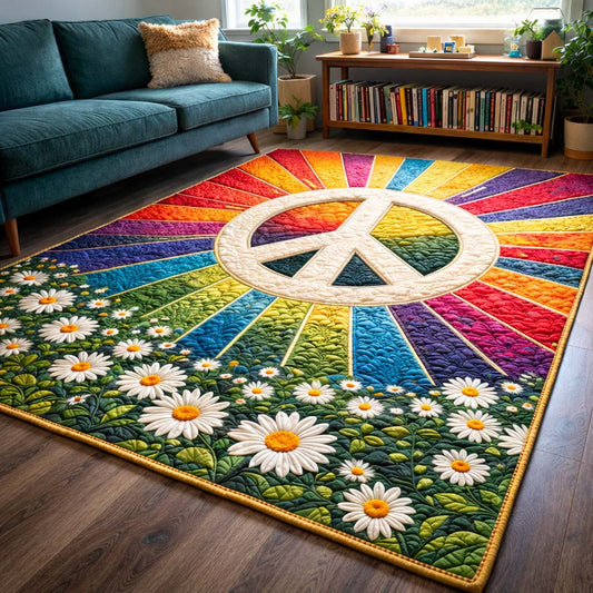 Sunburst Peace Garden Area Rug GFTOHD14100