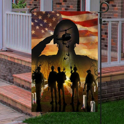 United States Air Force Soldier America Flag Outdoor Decoration Gifts For Patriots