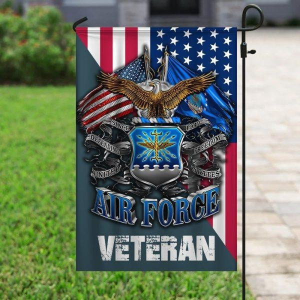 US Air Force Veteran Flag Eagle USA Flag Home Decor Gifts For Patriots
