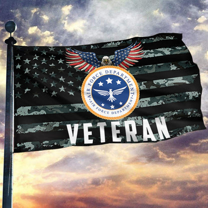 Eagle Air Force Veteran Camo American Flag Decorations Air Force Veteran Gifts