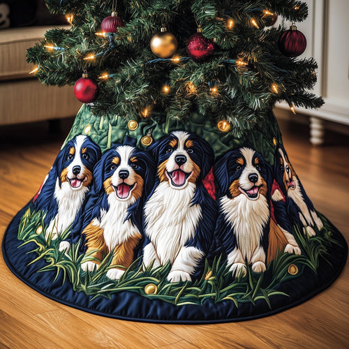 Bernese Mountain Quilted Tree Skirt GFTOMA5385