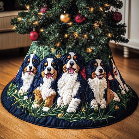 Bernese Mountain Quilted Tree Skirt GFTOMA5385