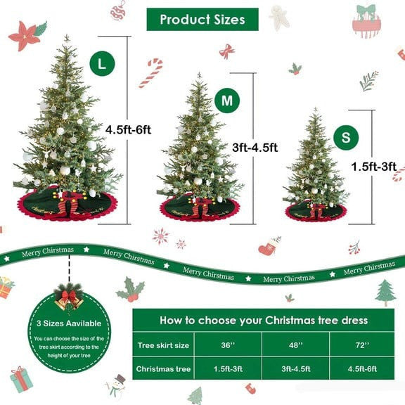 Fox Quilted Tree Skirt Holiday Living Decorations Fox Lovers Gifts For Him - Pvr