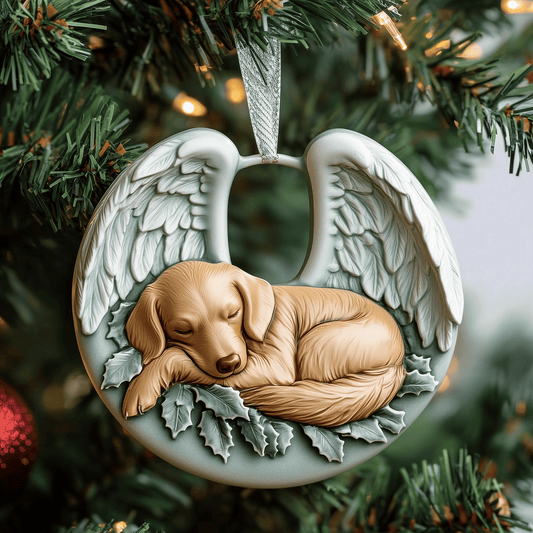 Golden Retriever Remembrance Mica Ornament Cherished Dog Christmas Ornament Lovely Pet Gift Idea