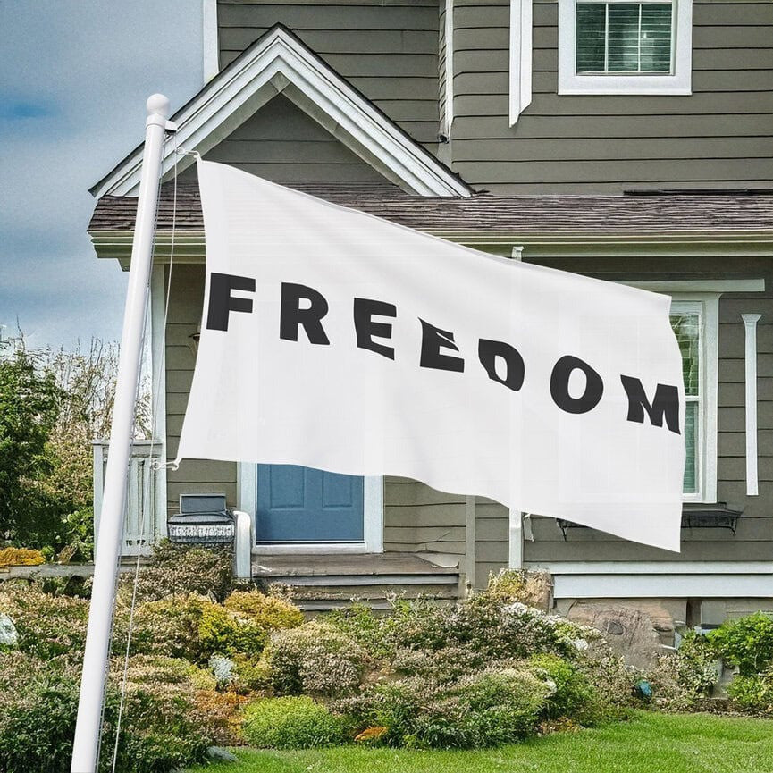 Freedom Flag Charlie Kirk American Flag Indoor Outdoor Gifts For Trump Supporters - Pvr