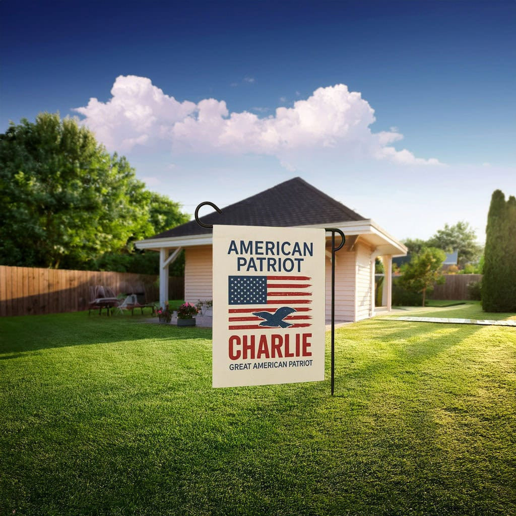 RIP Charlie Kirk Flag Great American Patriot Charlie Flag Charlie Kirk Merch - Pvr