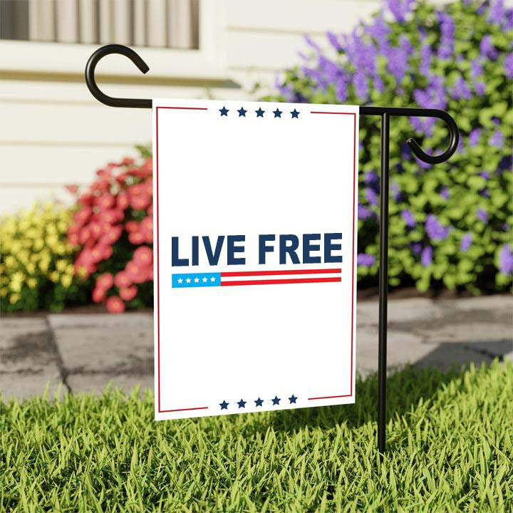 Charlie Kirk Flag Live Free America Flag Patriotic Political Gifts Decor For Supporters - Pvr
