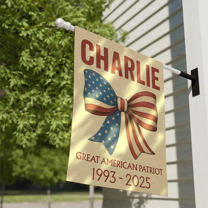 Charlie Kirk Flag Great American Patriot Charlie Kirk Freedom Merch Gift For Supporters