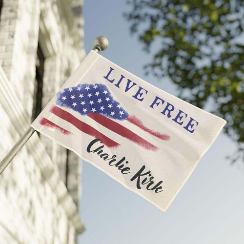 Charlie Kirk Flag Live Free American Flag In Loving Memory Gifts For Patriots - Pvr